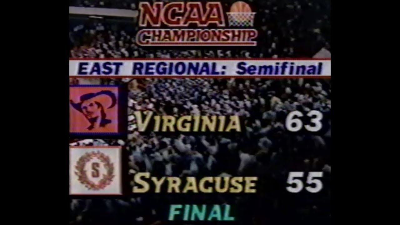 Virginia vs Syracuse NCAA East Region Semifinal March 22, 1984