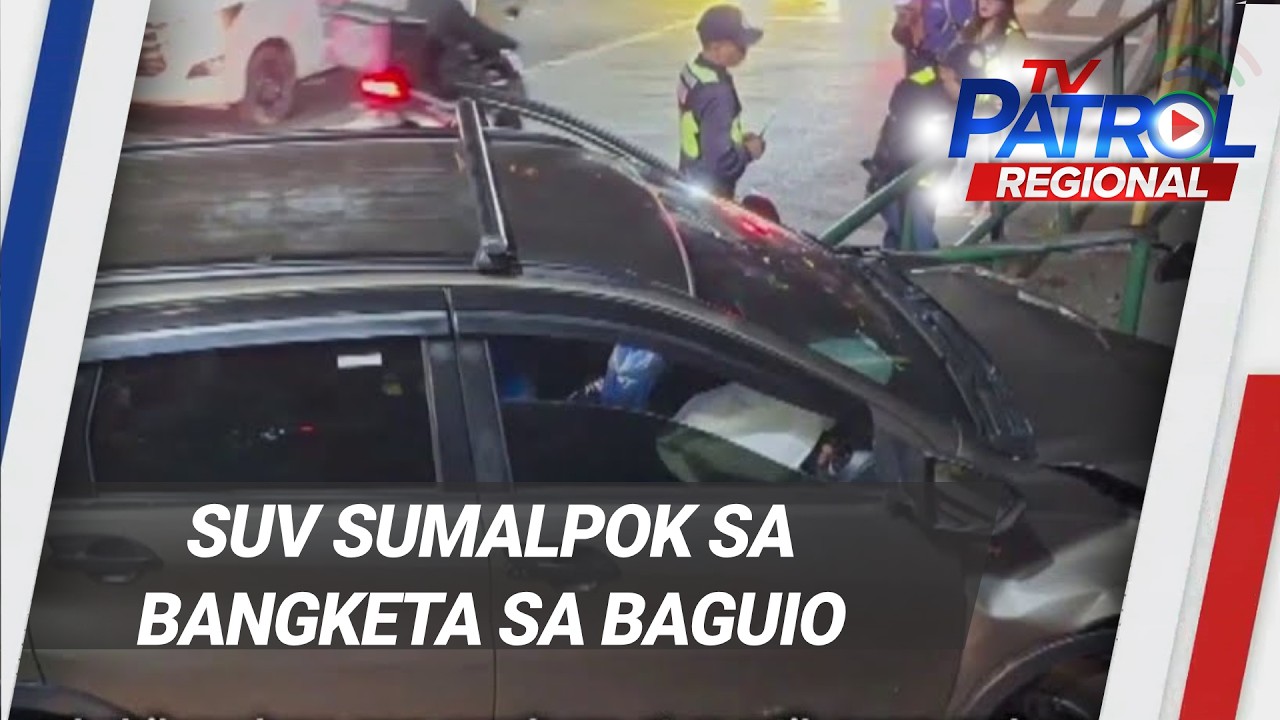 SUV sumalpok sa bangketa sa Baguio | TV Patrol Regional