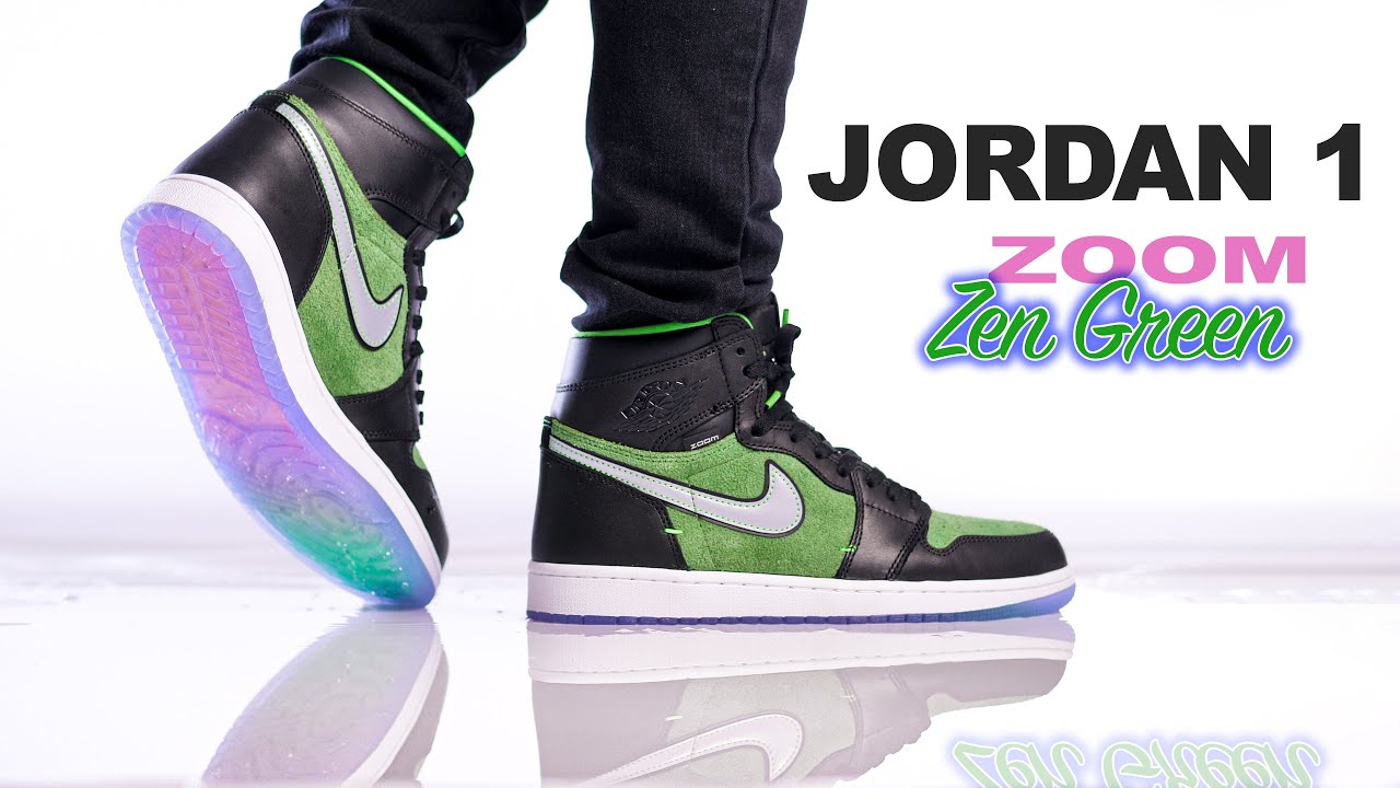 Jordan 1 ZOOM Zen Green | Rage Green | On Foot 4K Review