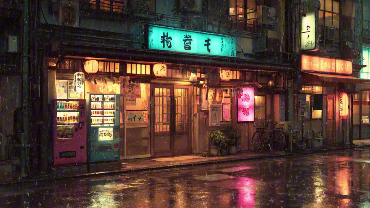 Silent Kyoto Rain ⛈️ | Mistdrift / Lofi / Music / Mix 🎶 Soft Drizzle | Late Night Tone's