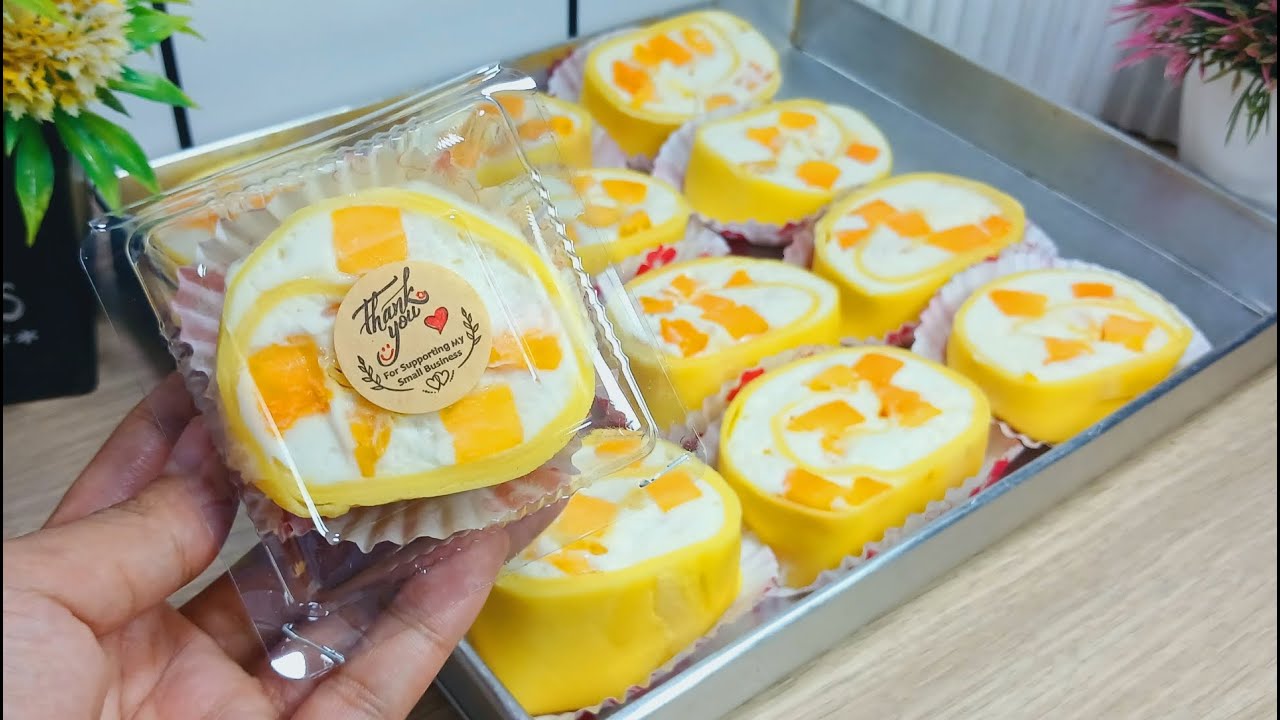 Resep Crepes Roll Cake, Super Creamy dan Enak Banget, Bisa Buat Ide Jualan !!