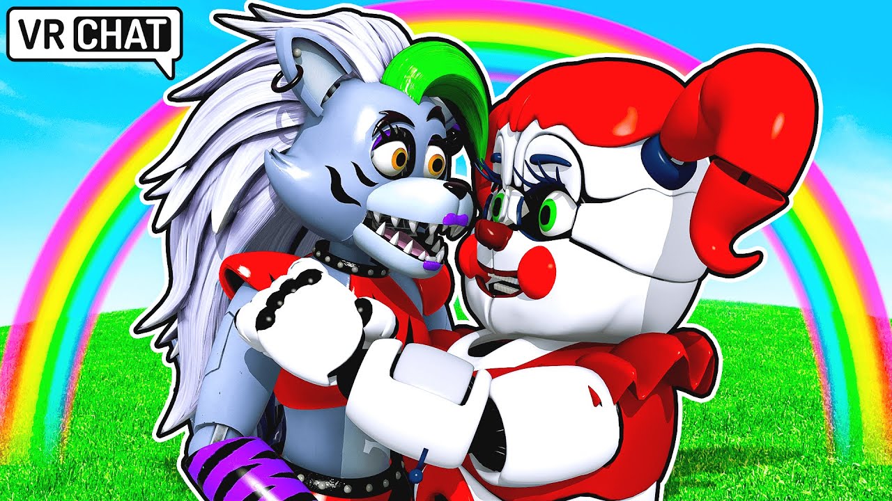 Roxanne Wolf and Circus Baby are DATING?! in VRCHAT