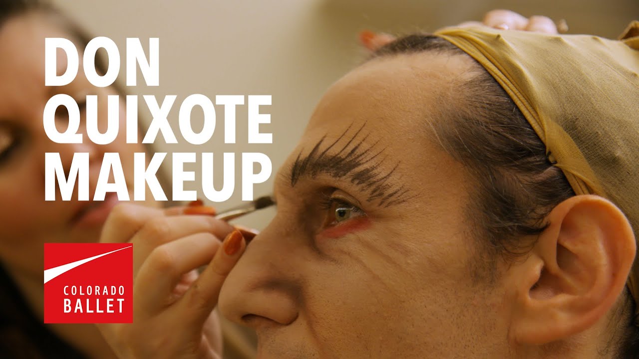 Makeup for Don Quixote, with Academy Principal Domenico Luciano