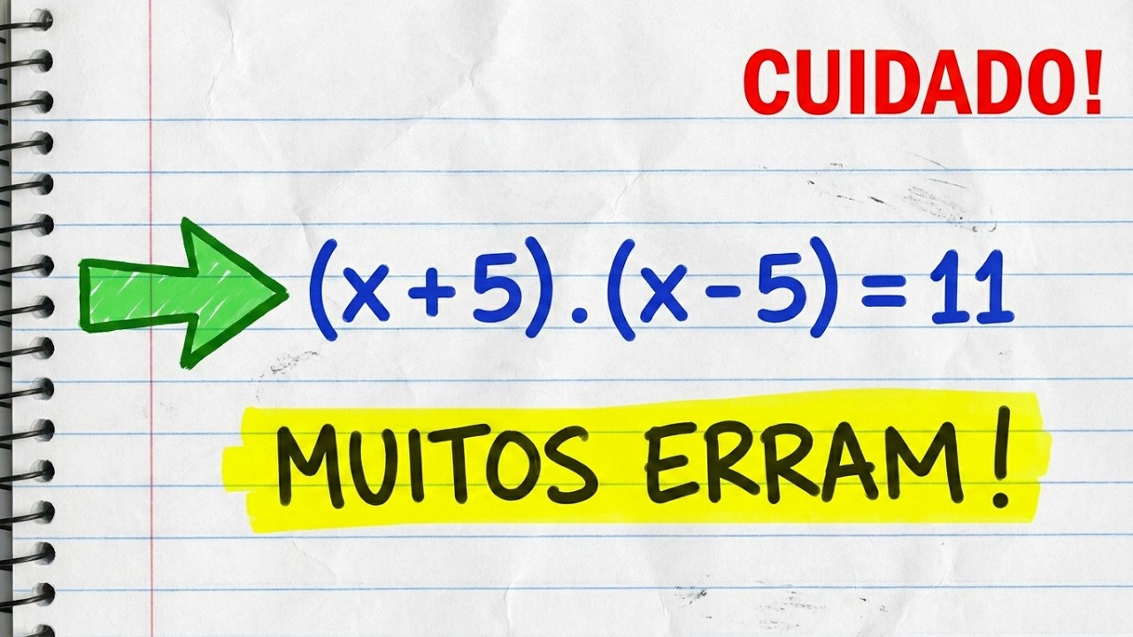Equação do 2º Grau: Cuidado com a Pegadinha que Muitos Erram!