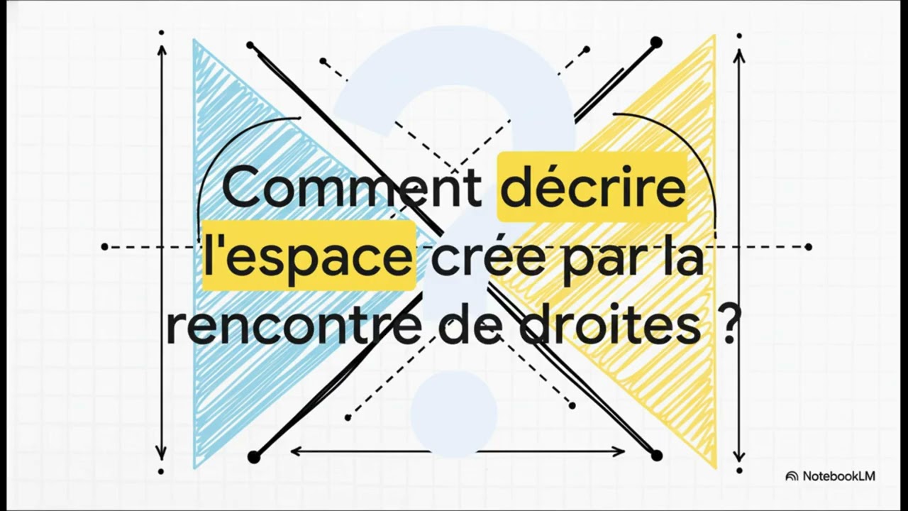 Vidéo NotebookLM Droites et angles  en CAP