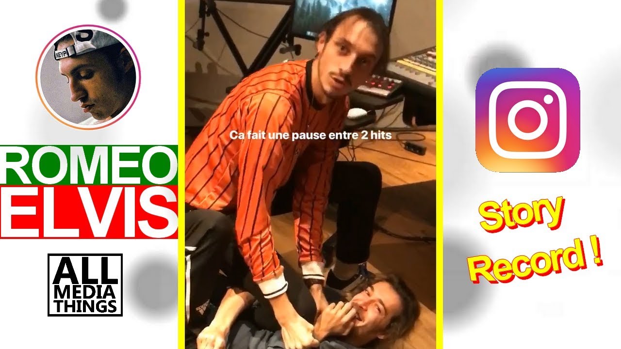 EXCLU: Roméo Elvis se bat au studio de son album Chocolat +délires, sa copine & tournée STORY RECORD