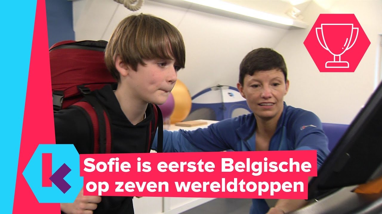 Sofie Lenaerts beklimt een berg in elk werelddeel