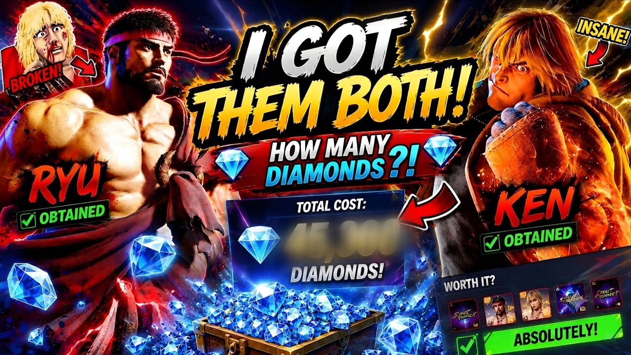 I SPENT ALL MY DIAMONDS on MLBB x Street Fighter! 😱 