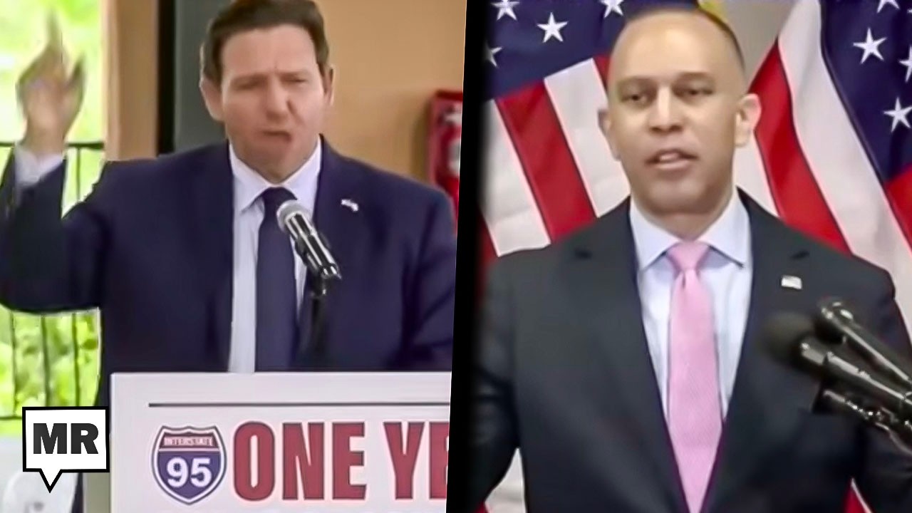 DeSantis's Hakeem Jeffries Impression Will Make You Cringe So Hard It Hurts