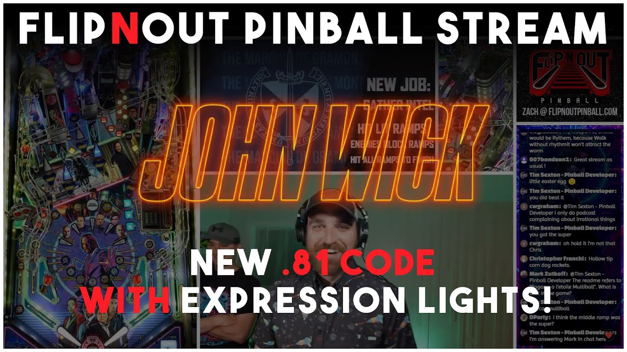 🔴LIVE - John Wick Pro by Stern Pinball! NEW .81 CODE