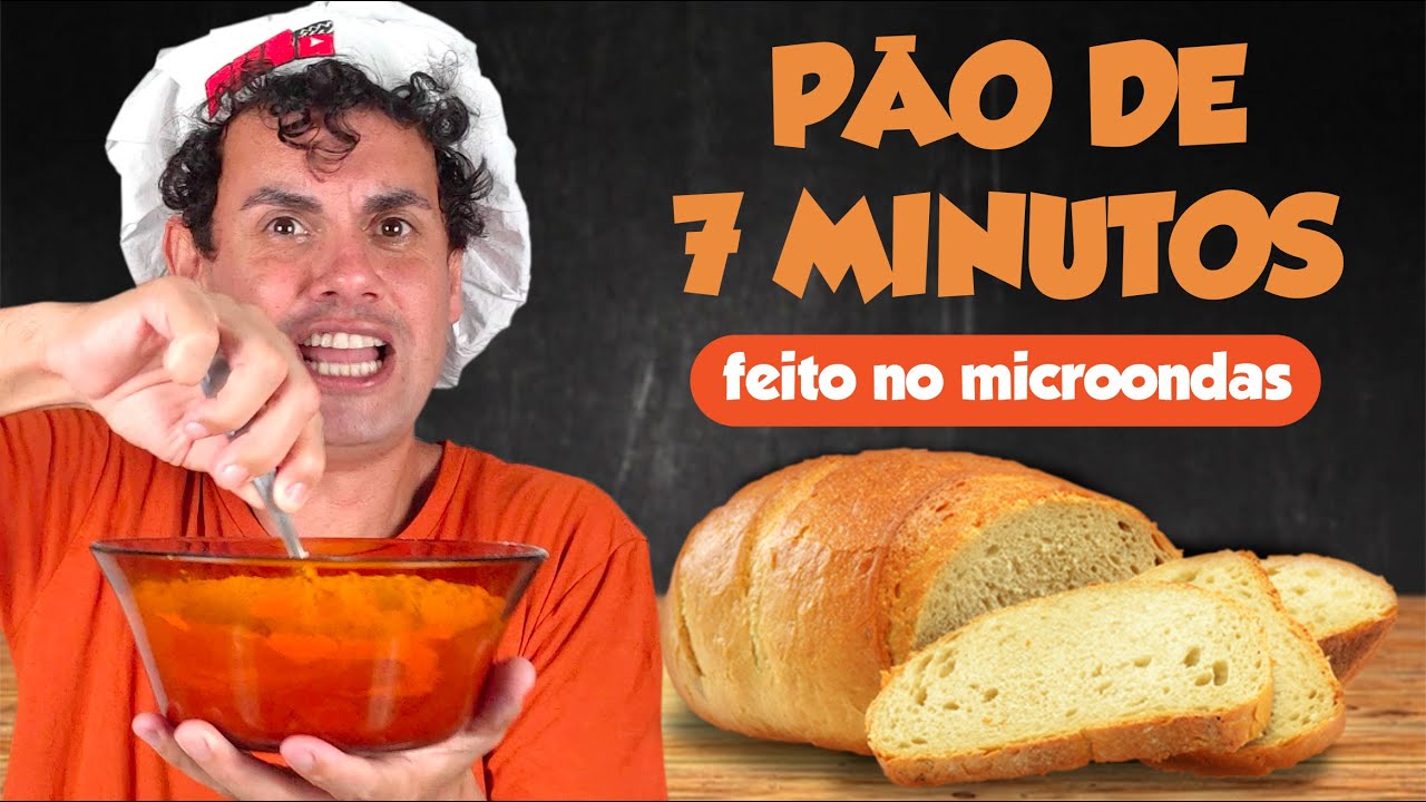 PÃO CASEIRO EM 7 MINUTOS FEITO NO MICROONDAS - Fubá online
