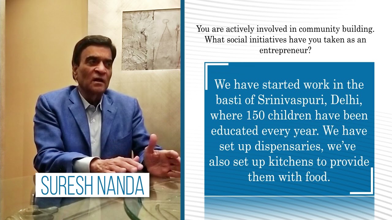Suresh Nanda Claridges Chairman Talking About Social Initiatives Along With Savera Association