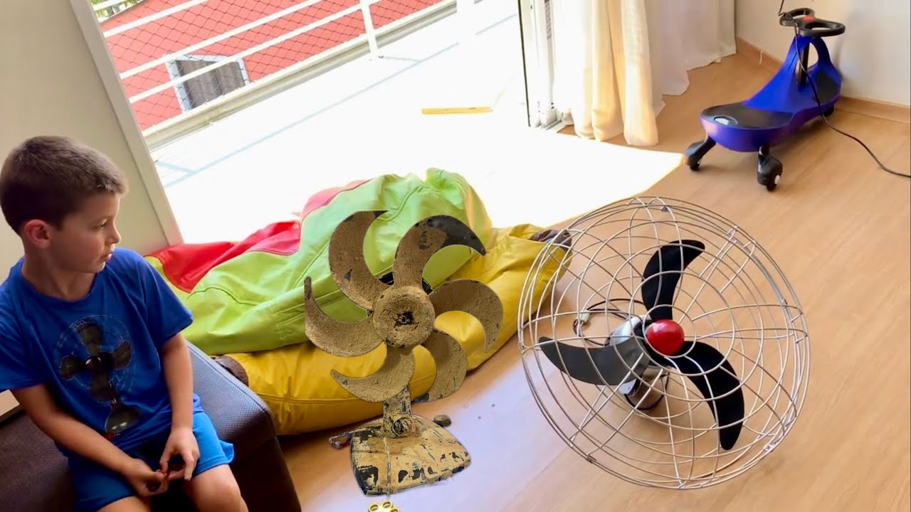 VENTILADOR CIRRUS, VENTISOL SUJO DE BARRO E VENTILADORES QUEBRADOS 