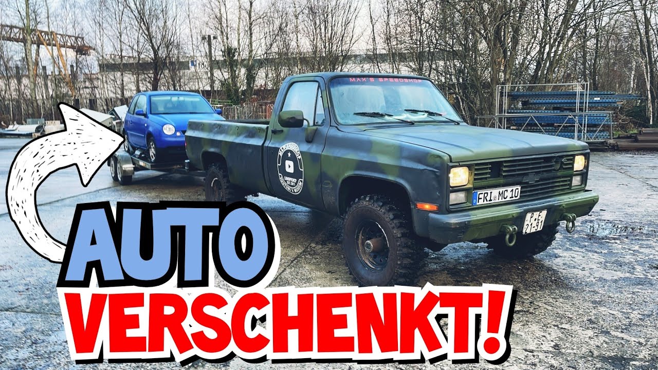 AUTO VERSCHENKT! | CHEVROLET K30 festgefahren | MAX Speedshop | Mr. Moto