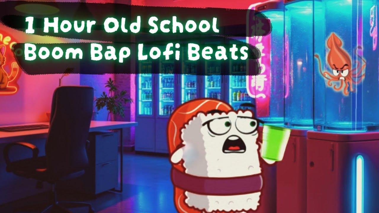 OLD SCHOOL LOFI BEATS 💧🦑 | 1 Hour Boom Bap Hip Hop | Maguroverse