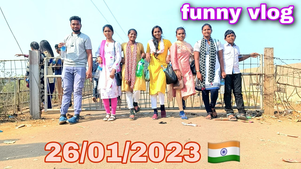 Mandira dam funny vlog🤣🤭😁. happy Republic day.