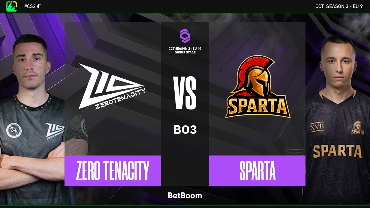 CCT Season 3 - EU #9 | Zero Tenacity vs Sparta | Fase de Grupos | CS2