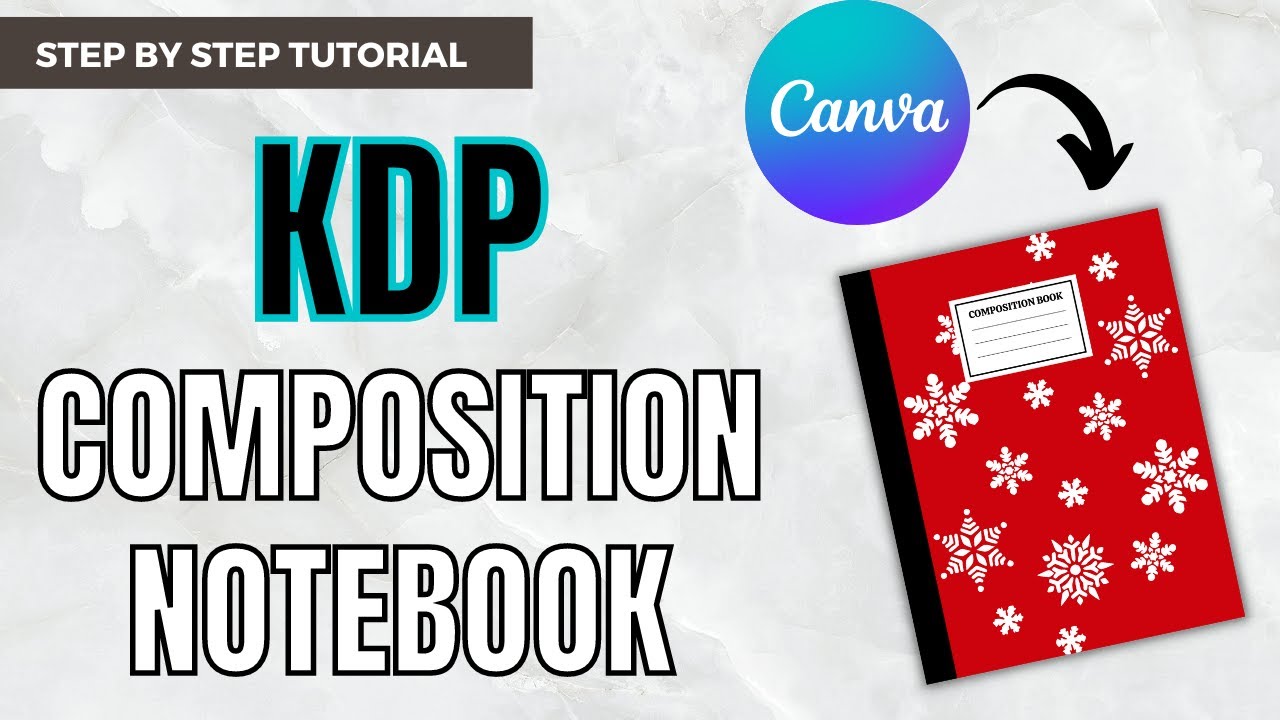 How To Create a QUICK And Easy KDP Composition Notebook in CANVA [FOR BEGINNERS]