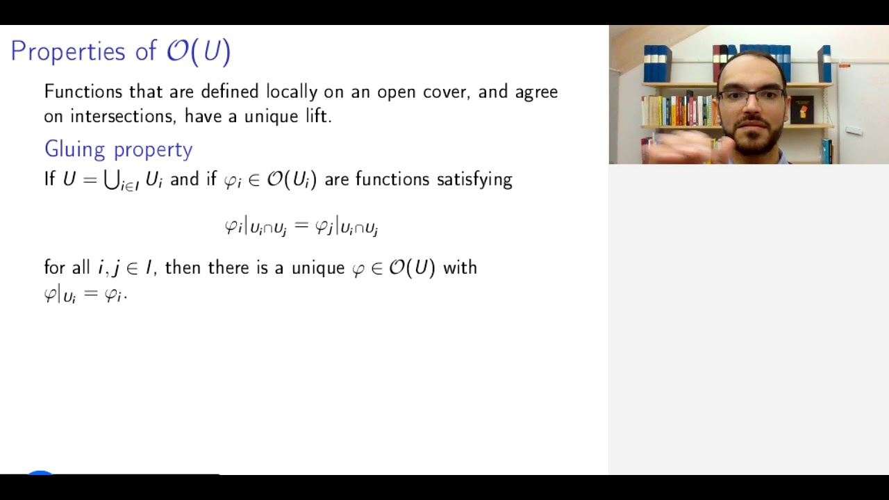 4.1 Sheaves (Commutative Algebra and Algebraic Geometry)