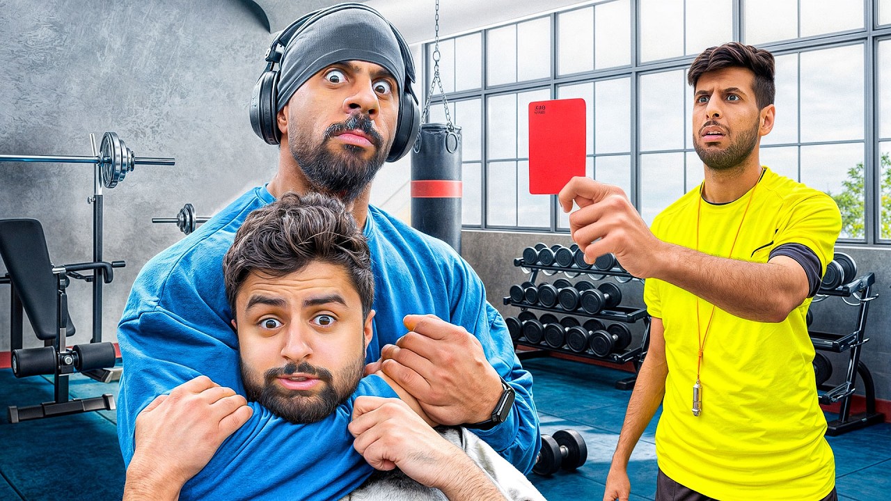 خليت شونق يتحدى اقوى 5 رياضيين !!
