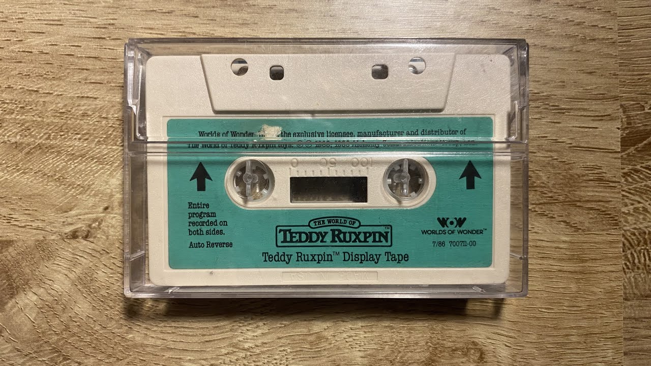 Teddy Ruxpin™️ Display Tape (Green Label)