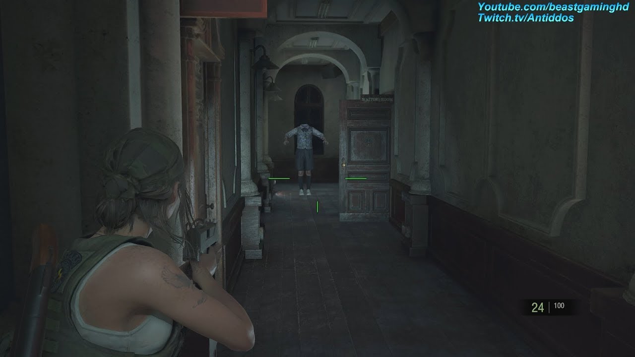 RE2 Remake - Ghost Sherry is Scarier than Mr.X (No Footstep Sounds) *read desc*