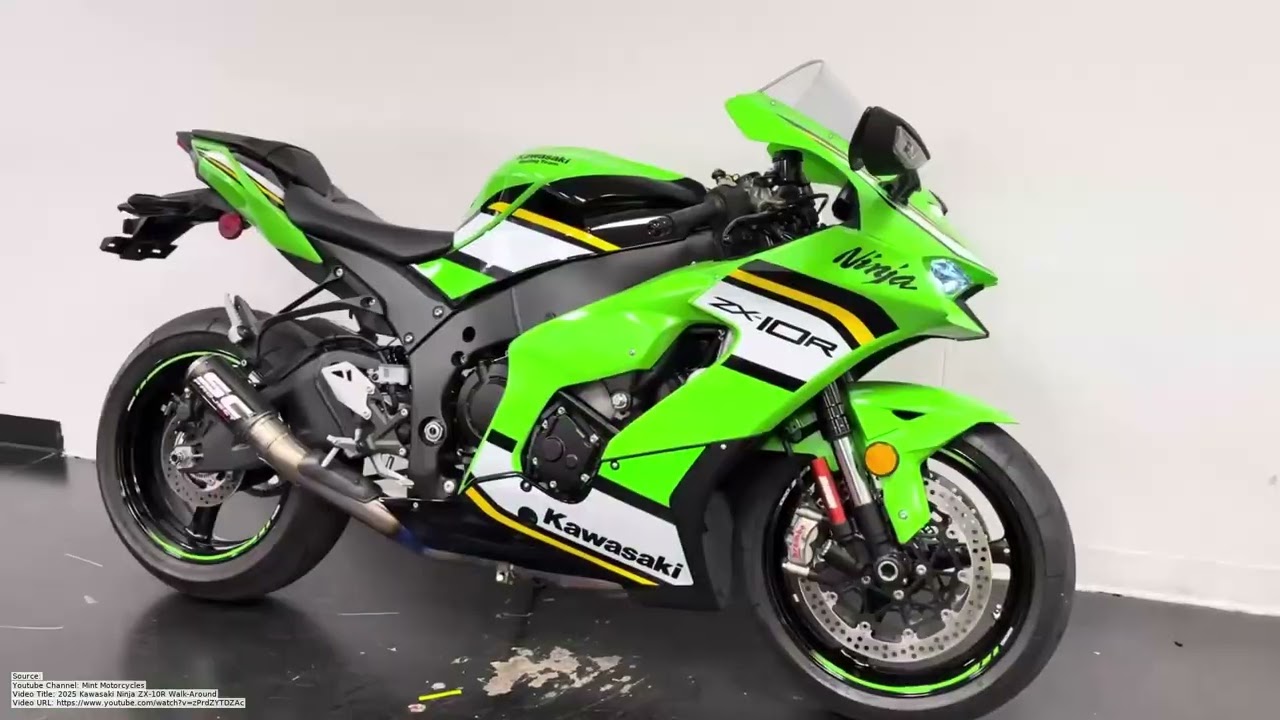 Kawasaki Ninja ZX 10R — идеальный супербайк для гонок
