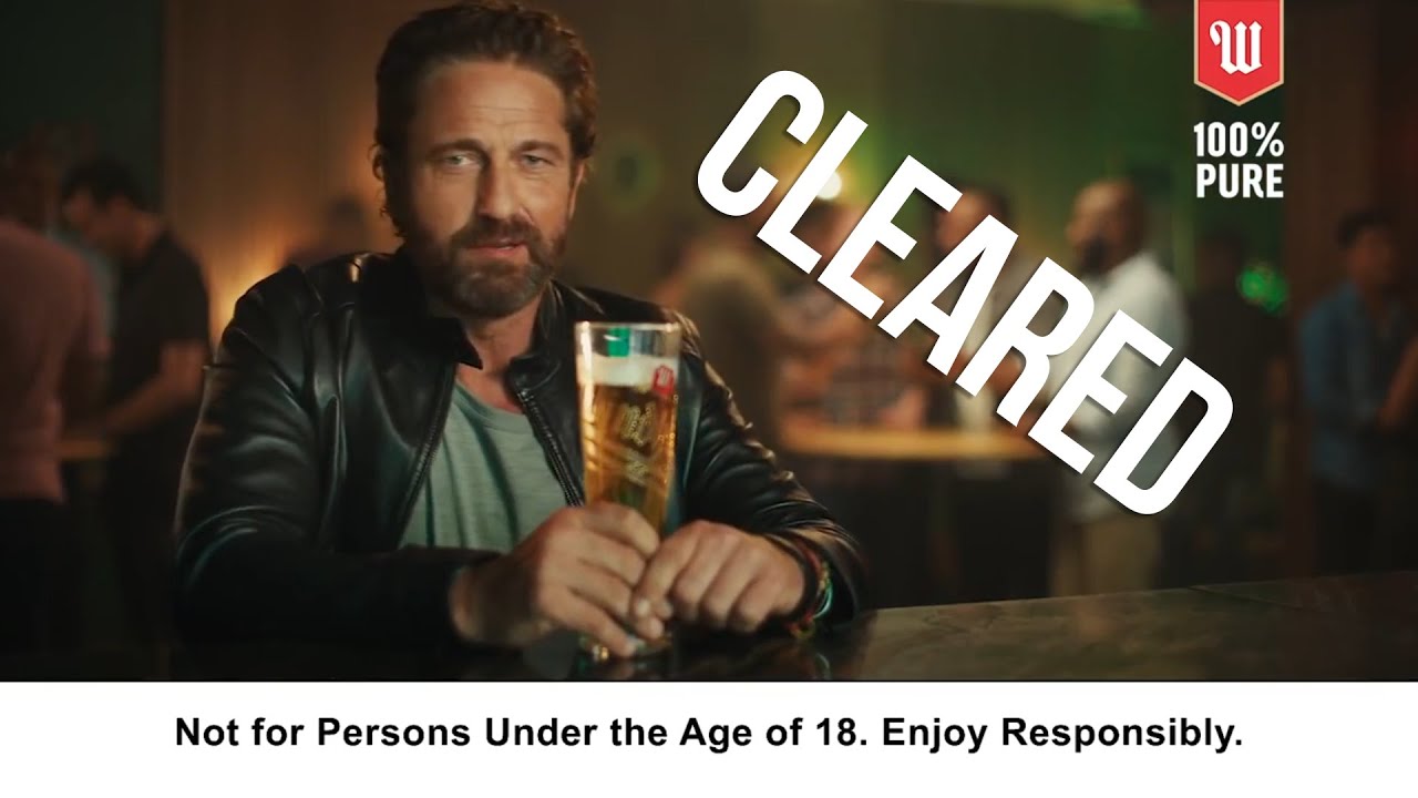 Update: Banned Gerard Butler Windhoek Lager Beer Advert cleared in South Africa