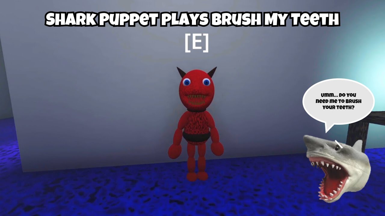 SB Movie: Shark Puppet играет в «Чистим мои зубы!»