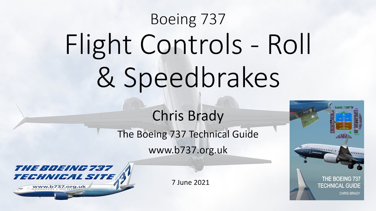 737 Flight Controls - Roll & Speedbrakes
