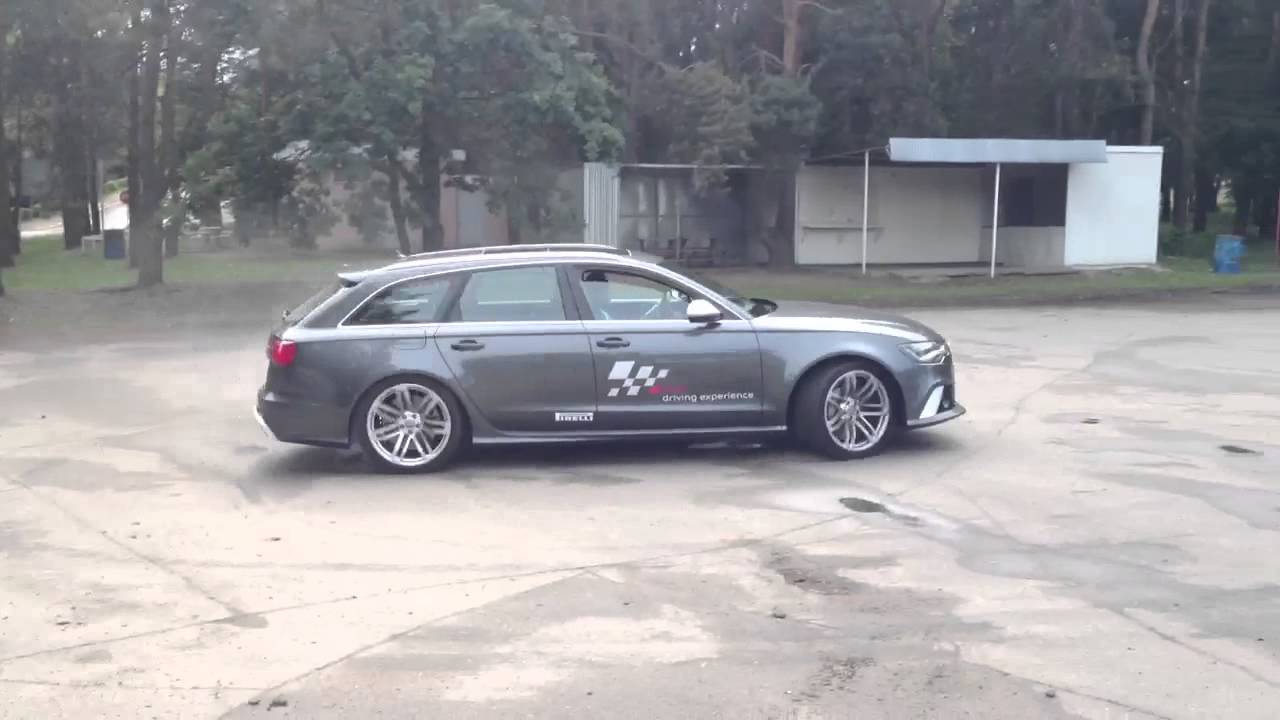 New 2013 AUDI RS6 DOUNTS & BURNOUT