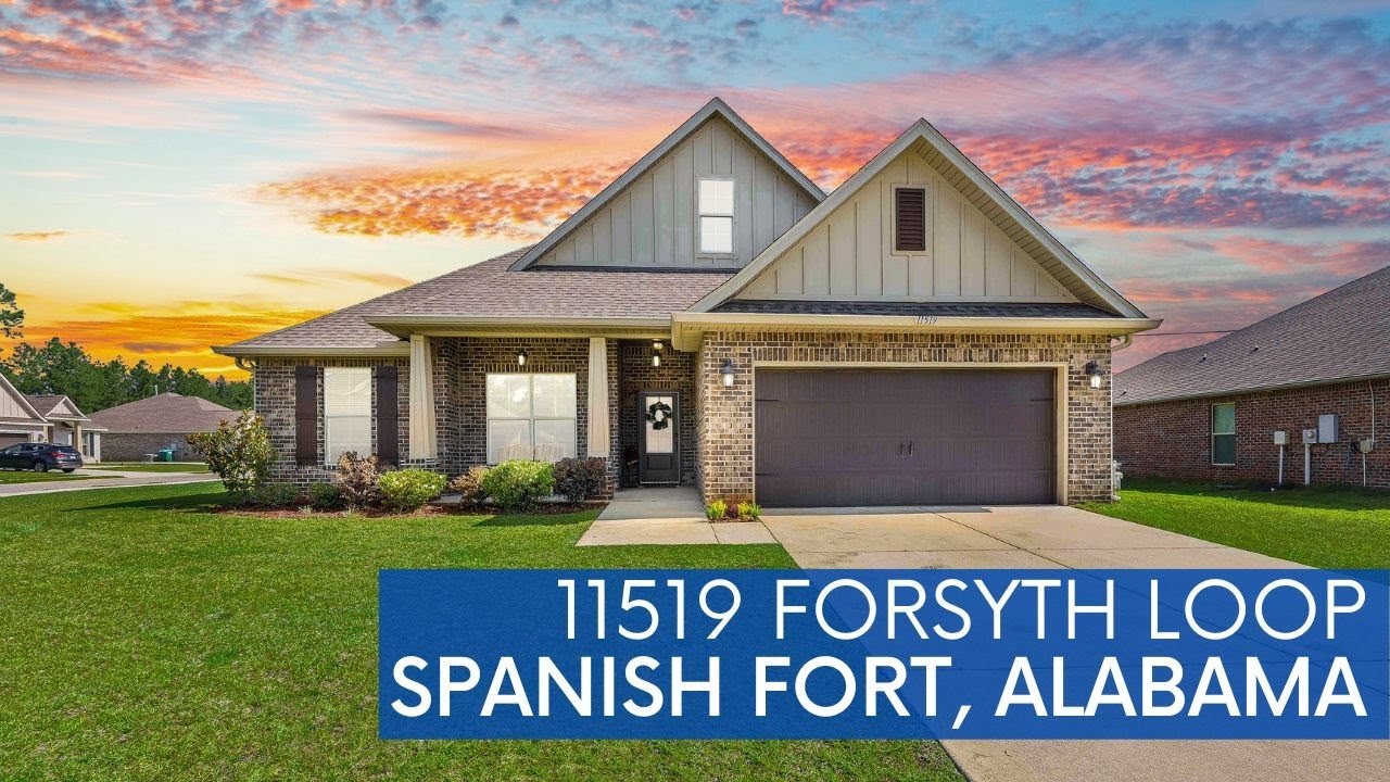 Home for Sale with Saltwater Pool in Spanish Fort, Alabama | 11519 Forsyth Loop