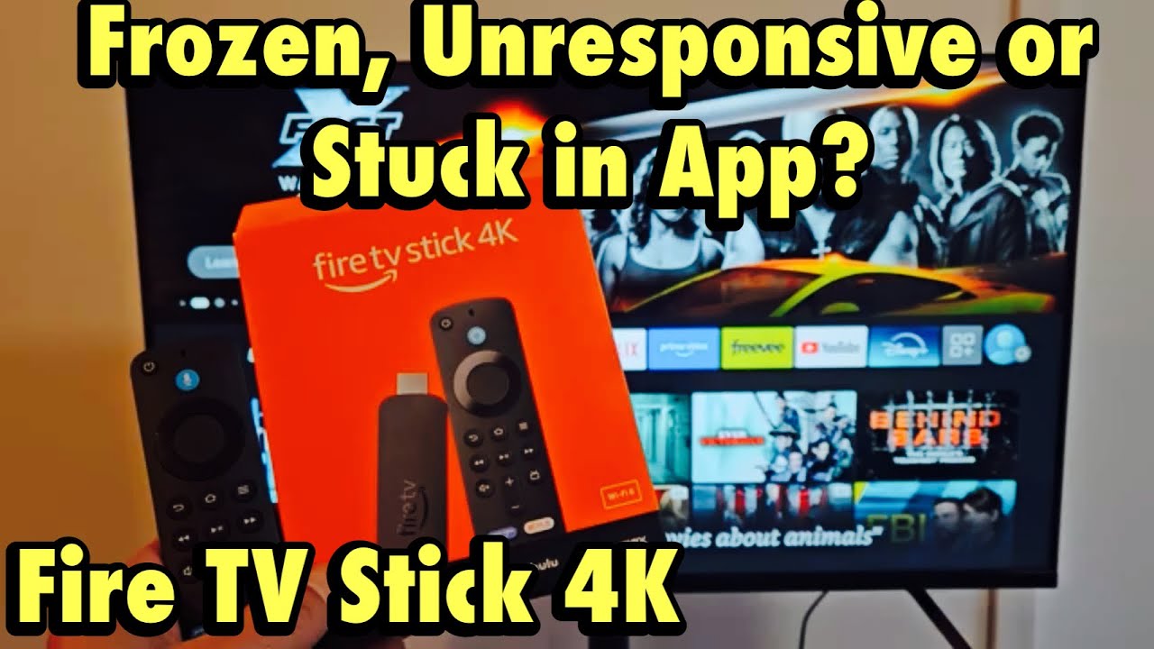 Fire Stick 4K: Frozen, Unresponsive or Stuck? 3 Easy Fixes!