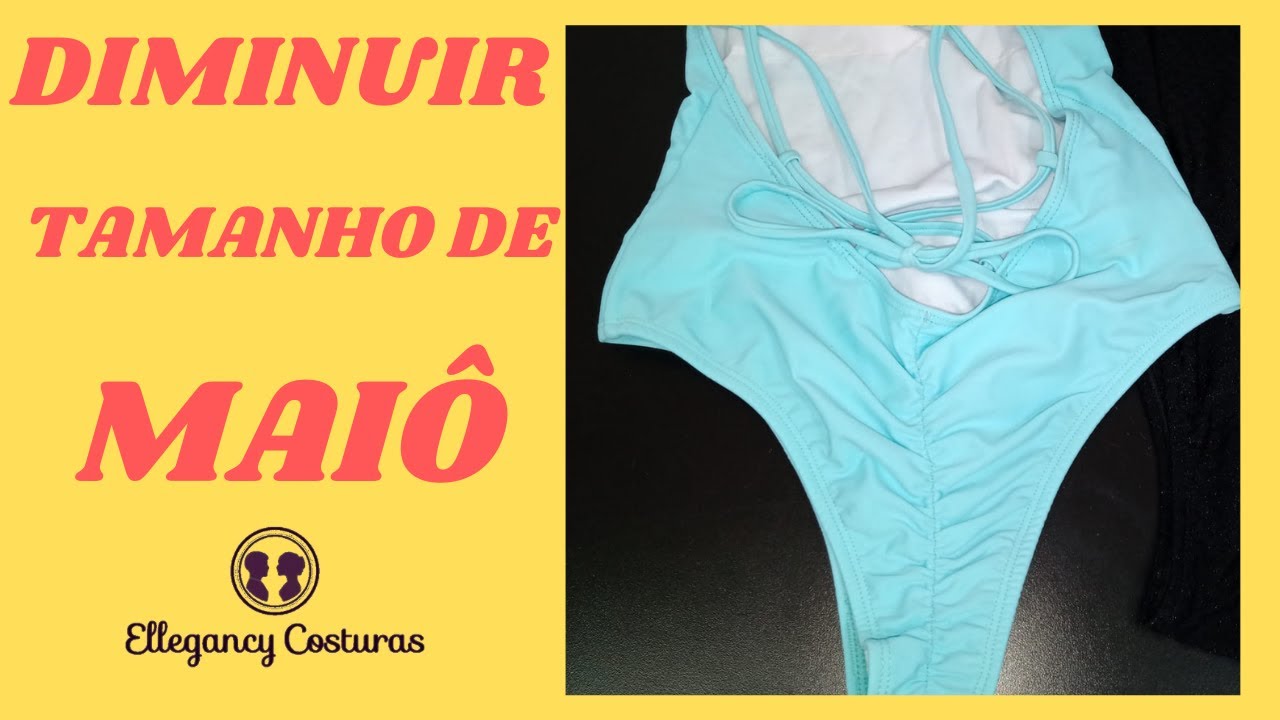 Customizar maiô para o verão - Diminuir tamanho #maiô #biquini #verao2022