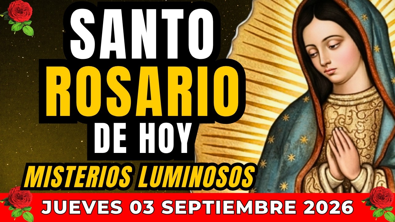 🙏 SANTO ROSARIO HOY | MEDITACIÓN CATÓLICA TRANSFORMADORA