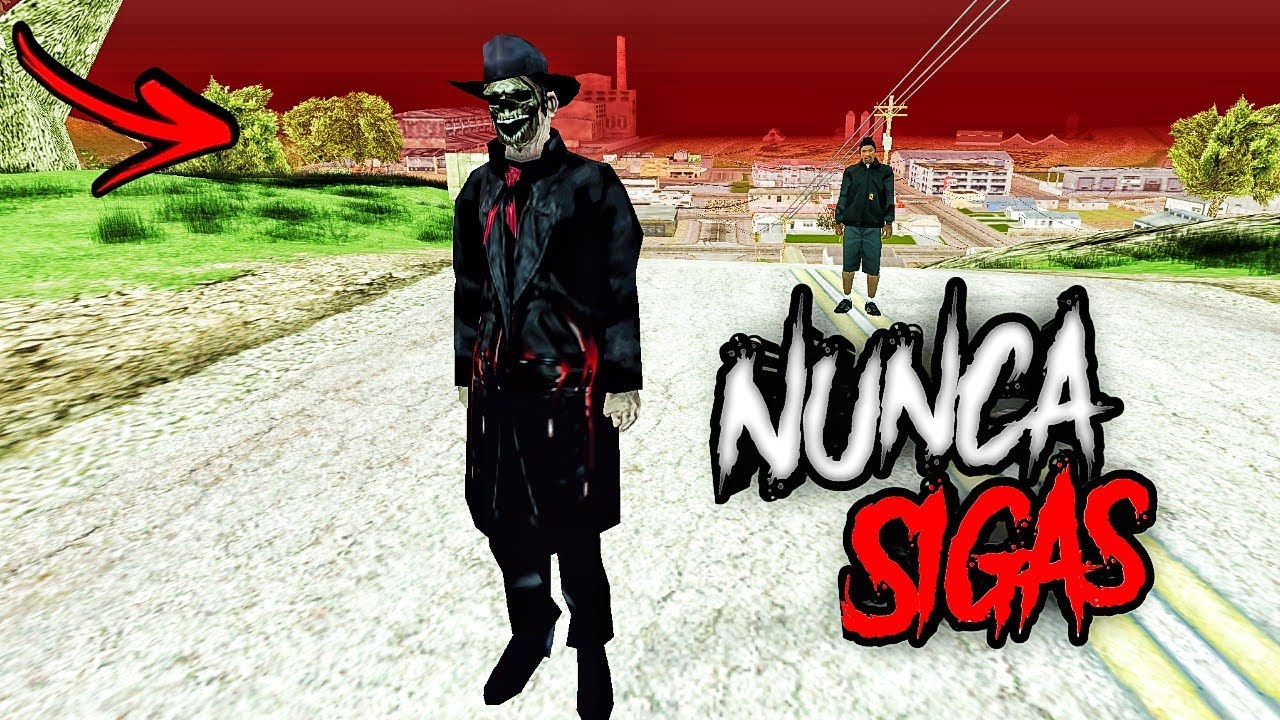 Nunca Sigas al Hombre Del Sombrero En GTA San Andreas!!🔪☠️