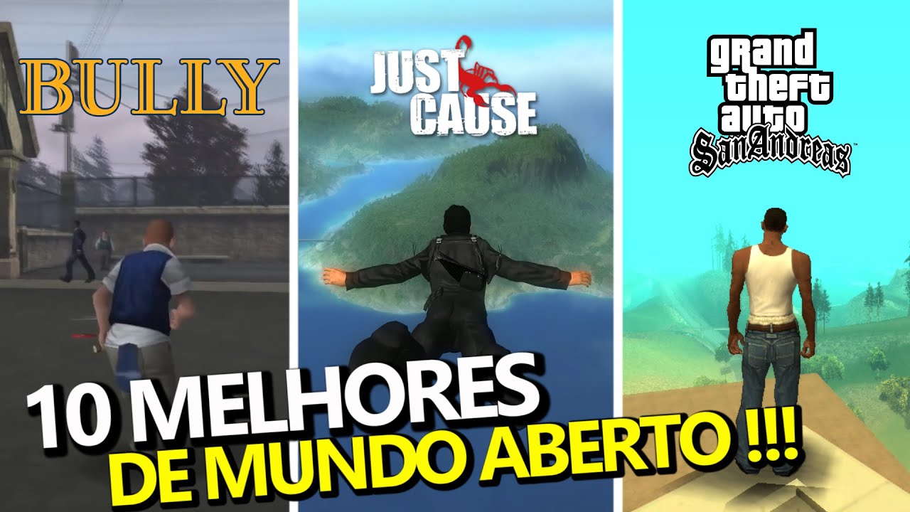TOP 10 MELHORES JOGOS DE MUNDO ABERTO DO PS2