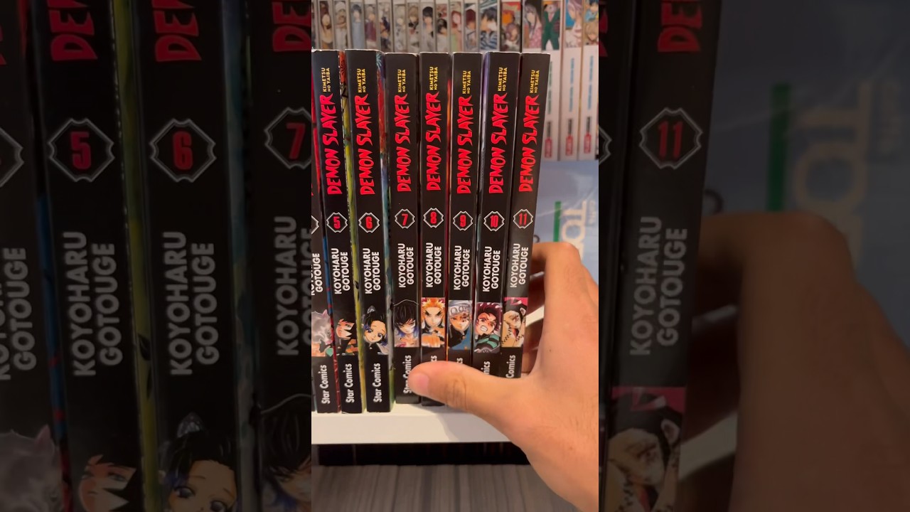 Alcune serie di manga che ho ! #manga #demonslayer