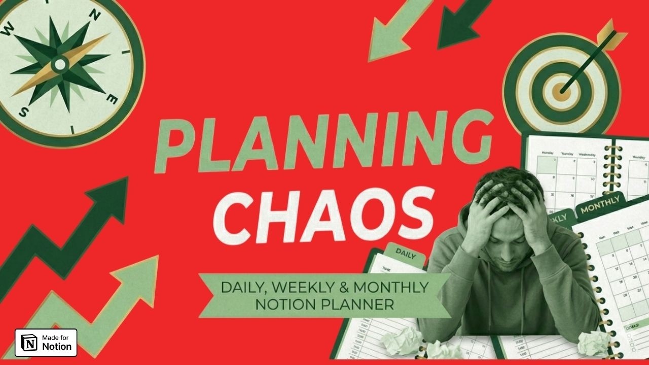 How I Plan My Days,Weeks Months in Notion.Daily planning