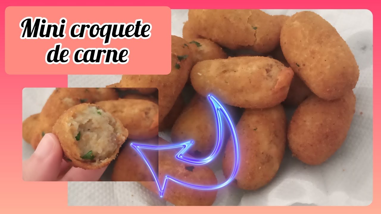 mini croquetes de carne. Comidinhas de festa #2.|Del&iacute;cias Da Cica