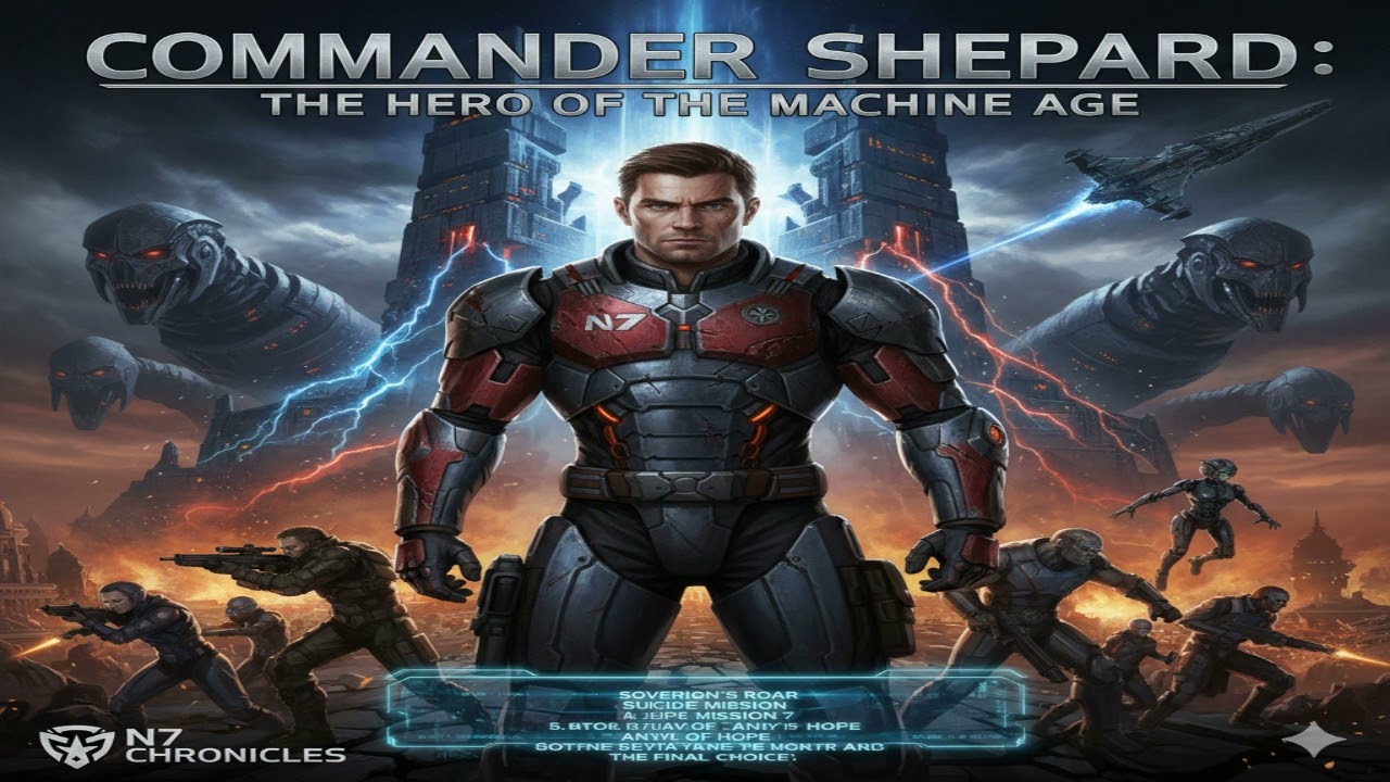 Commander Shepard Hero of the machine age