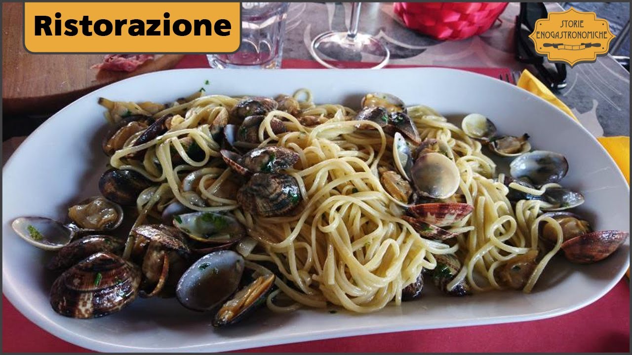 Bar Centrale a Chioggia, grandi spaghetti alle vongole