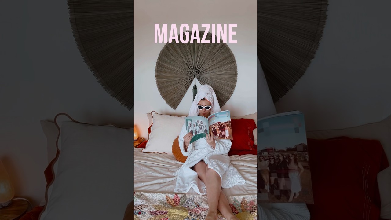 A detailed description on how to make your own magazine. #magazine #magazinedesign #diyprojects