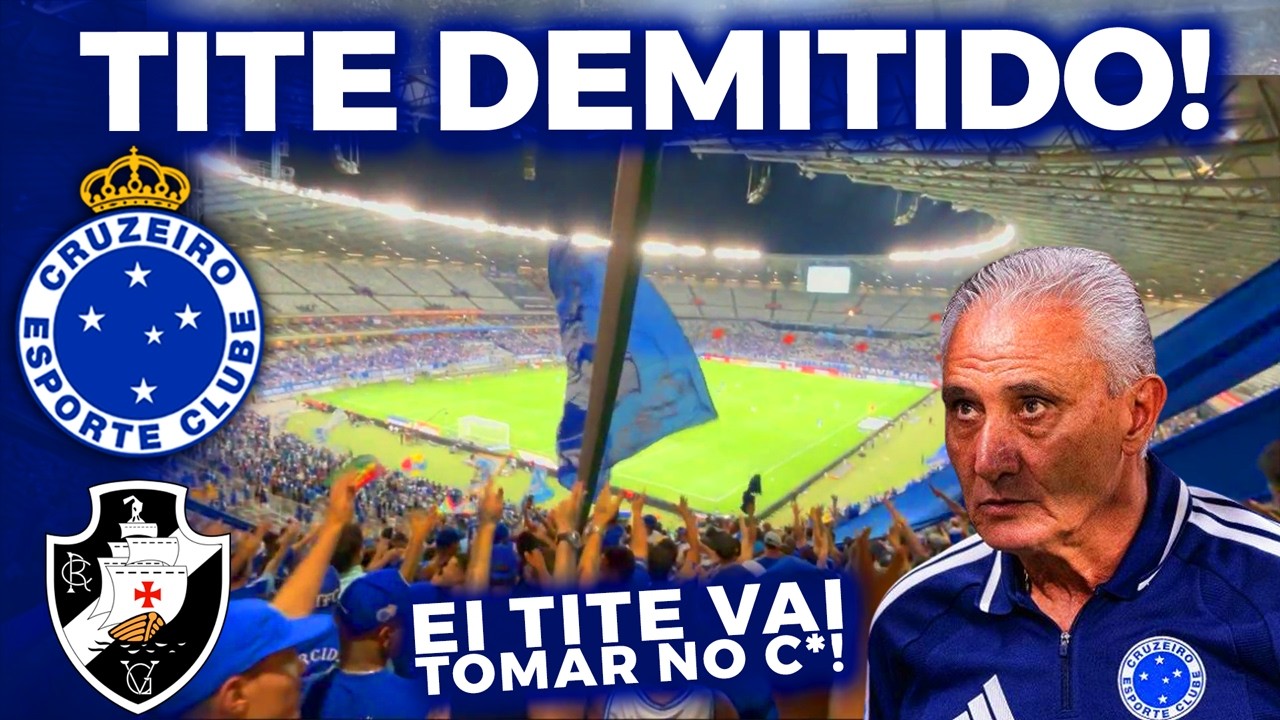 TITE DEMITIDO E MAIS UM EMPATE PATÉTICO! CRUZEIRO 3X3 VASCO | 6ª RODADA BRASILEIRÃO | VLOG#52