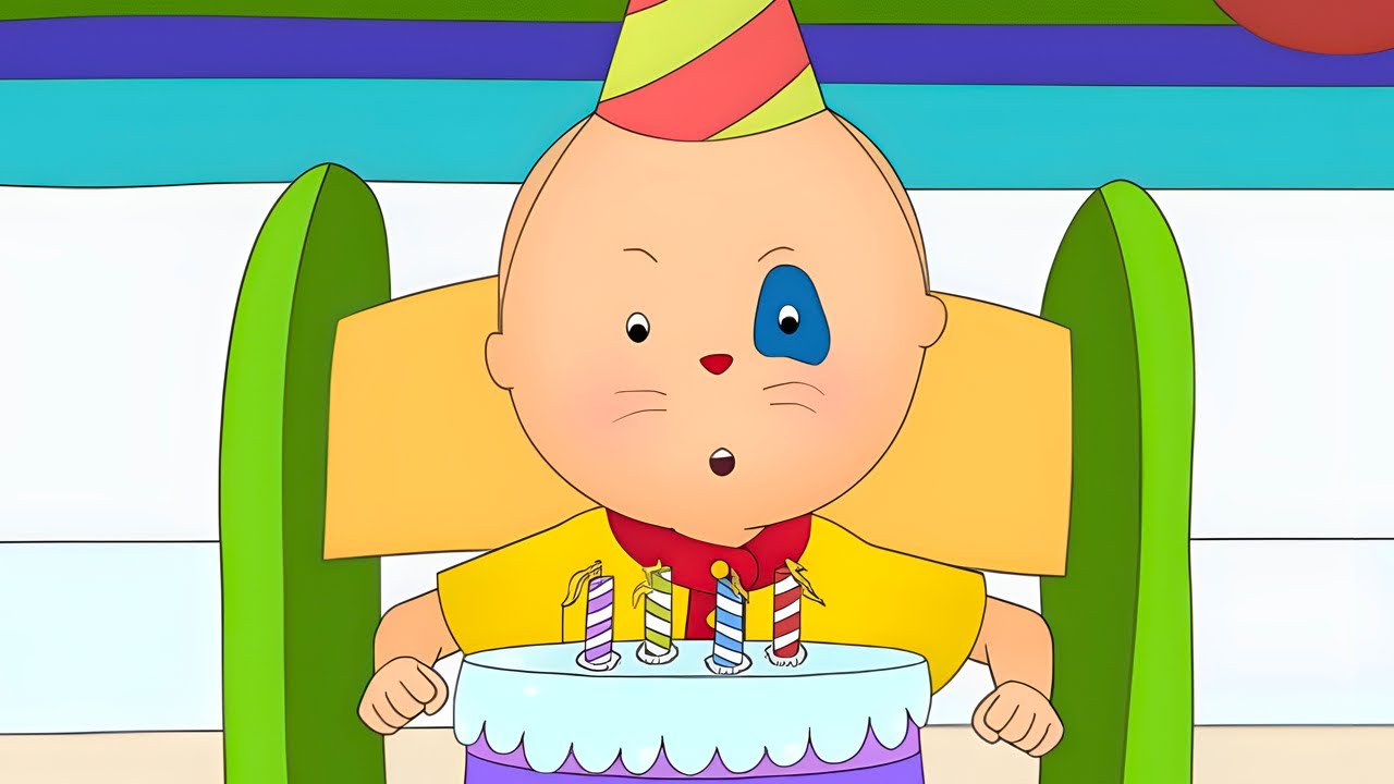 🥳 Caillou's Big Birthday Bash 🎂 | Caillou's New Adventures