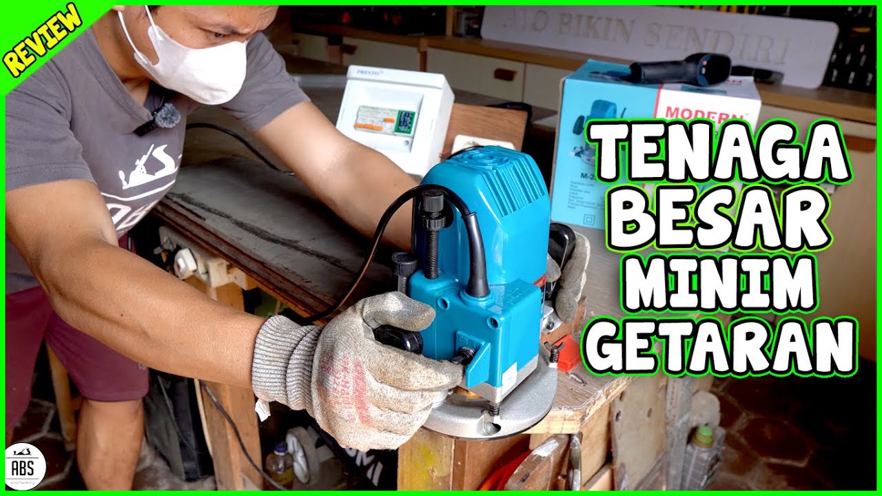 Power Besar, Cocok Buat Kayu Tebal - Plunge Router Modern M-2800