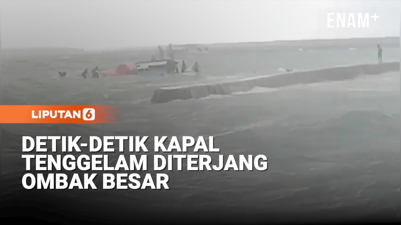 Diterjang Ombak Besar, Kapal Penumpang Tenggelam Di Perairan Muna | Liputan6