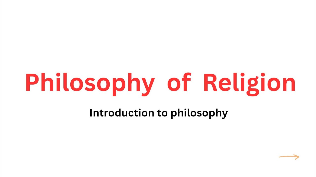 Philosophy of Religion||introduction to philosophy||Explaination in Urdu Hindi 