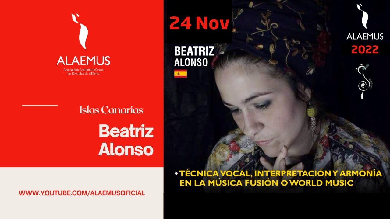 Técnica vocal, interpretación y armonía en la música fusión o world music - Beatriz Alonso