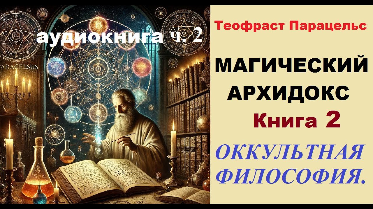 Теофраст Парацельс Магический Архидокс, Книга 2. ОККУЛЬТНАЯ ФИЛОСОФИЯ. Аудио ч.2